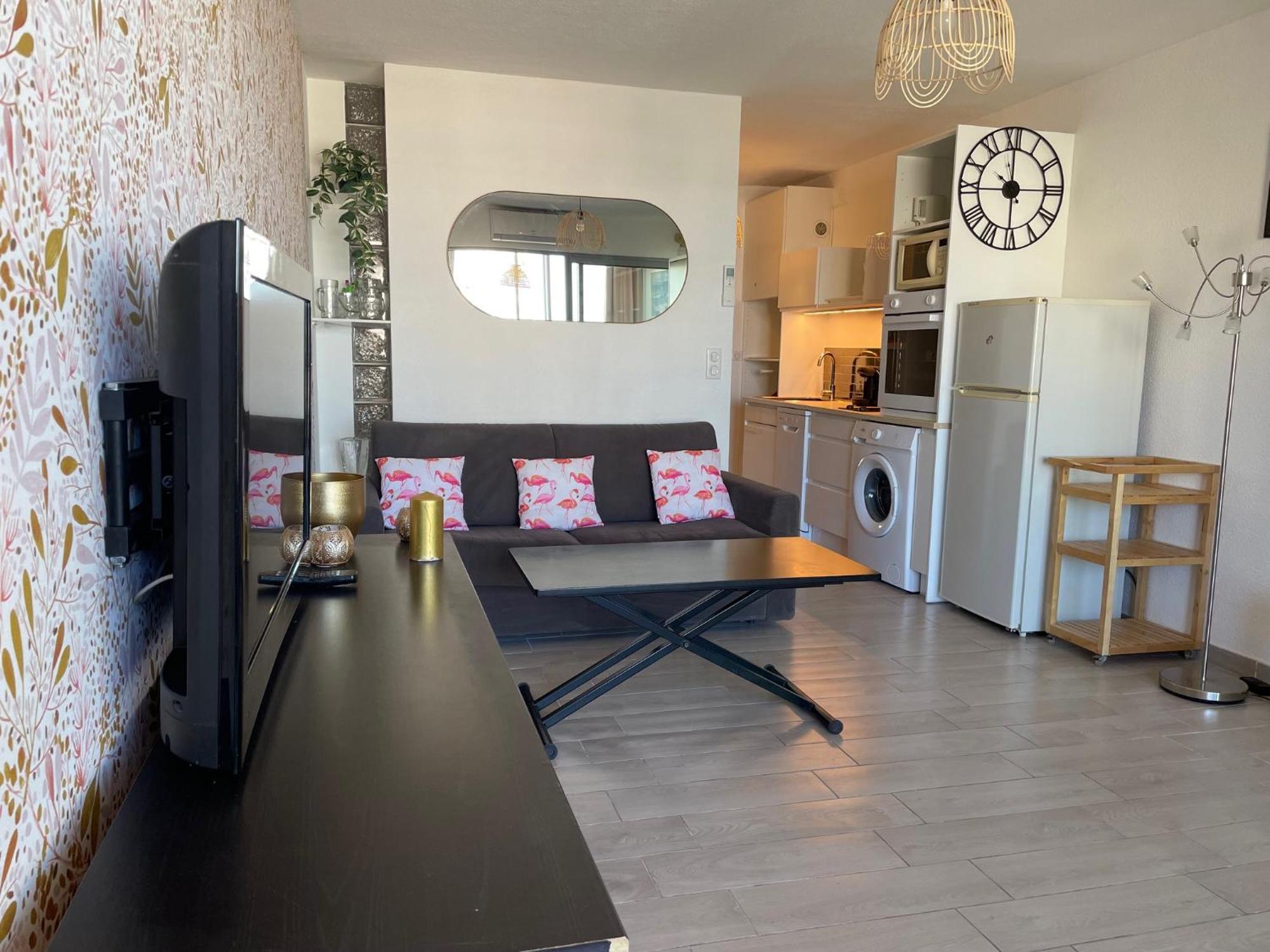 2-3 Pers Parking Clim Vue Port Et Apartamento *
