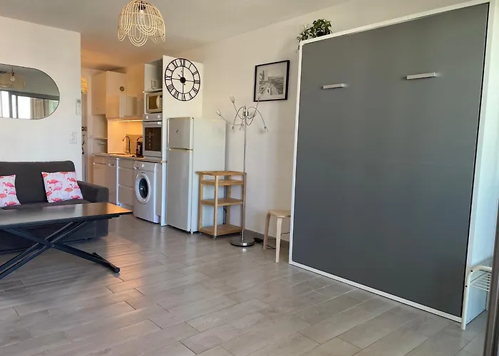 Studio 2-3 Pers Parking Clim Vue Port Et Mer