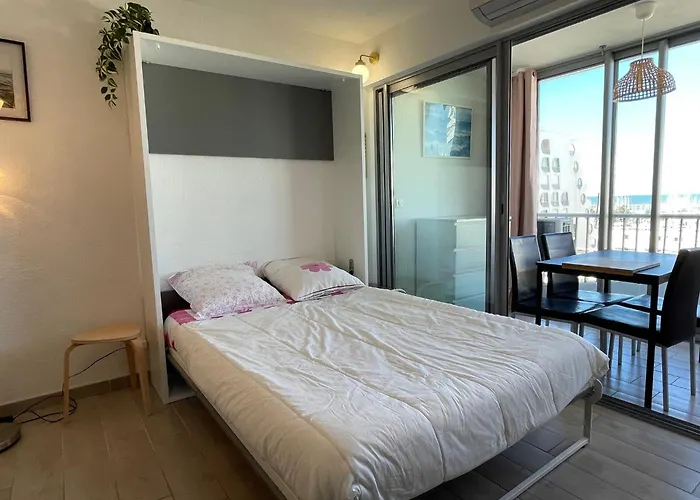 Studio 2-3 Pers Parking Clim Vue Port Et Mer