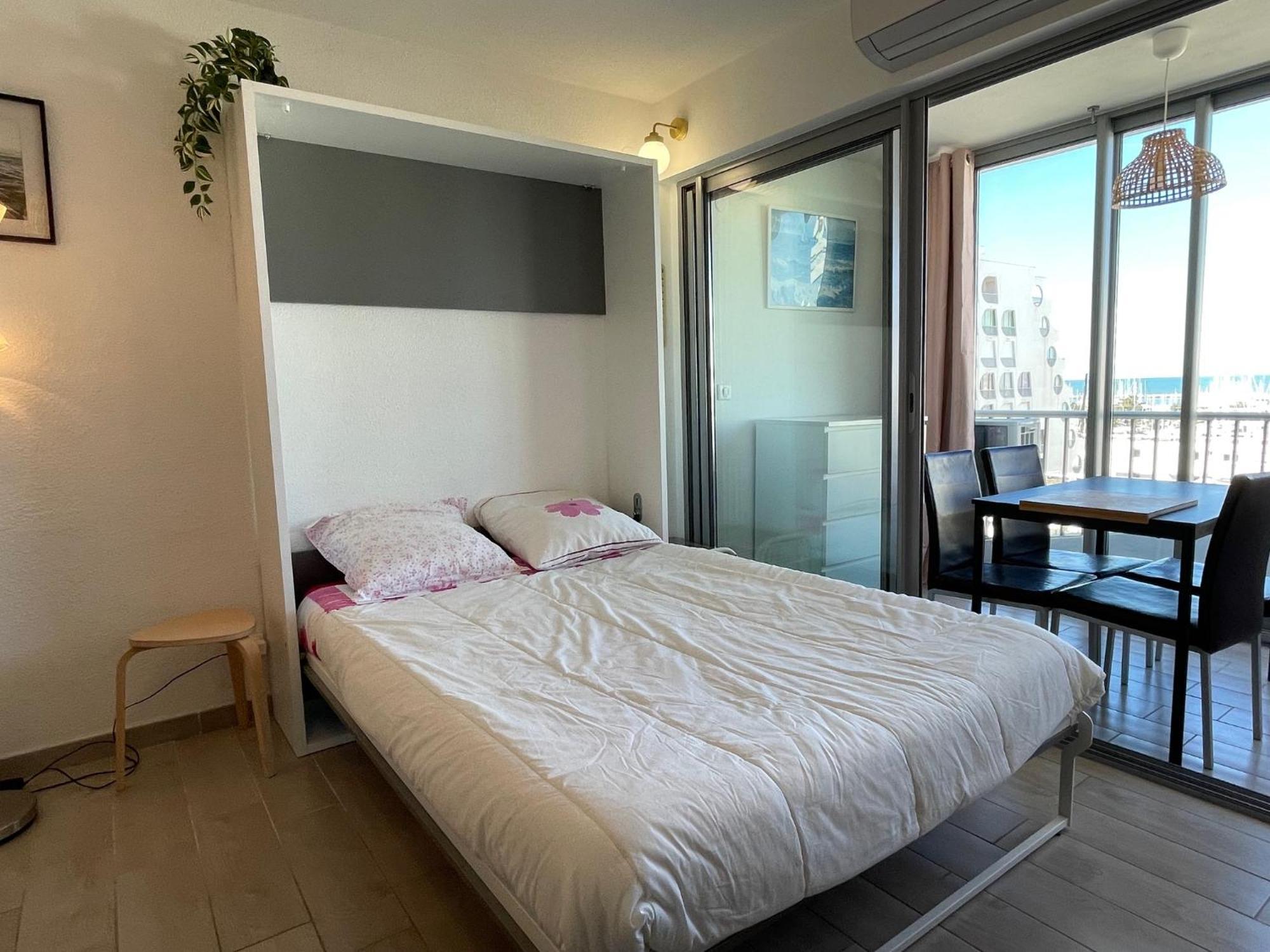 Apartment 2-3 Pers Parking Clim Vue Port Et